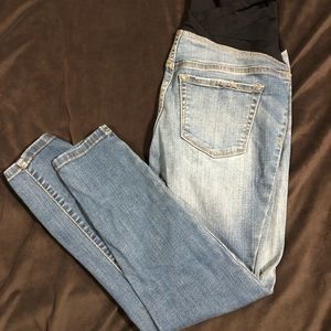 Skinny Crop Maternity Jeans